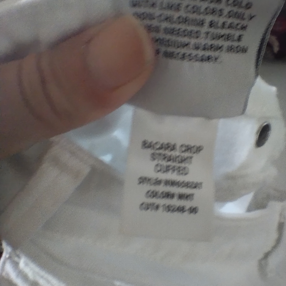 HUDSON Bacara Crop Cuffed Jean White size 31 - Picture 5 of 7